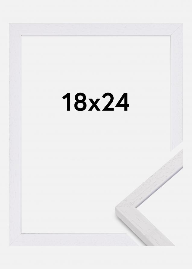 Valokuvakehys Glendale Matta heijastamaton lasi Valkoinen 18x24 cm