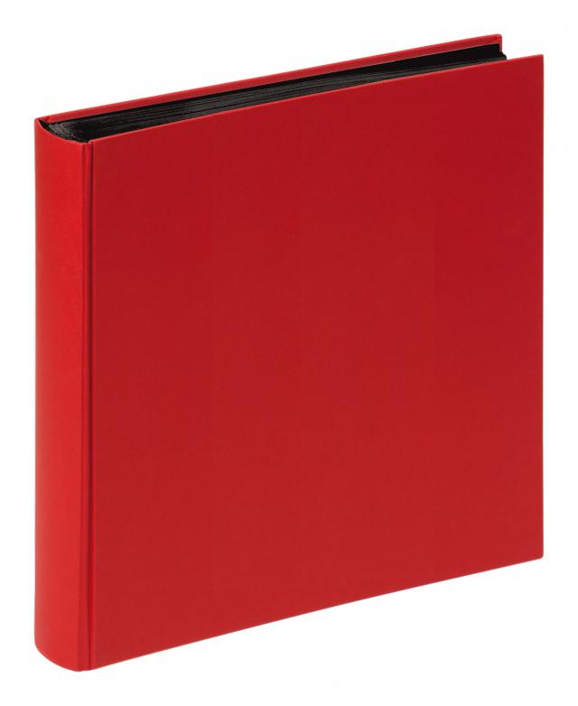 Fun Punainen - 30x30 cm (100 Mustaa sivua / 50 lehteä)