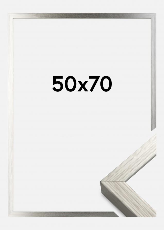 Kehys Falun Akryylilasi Hopeanvärinen 50x70 cm