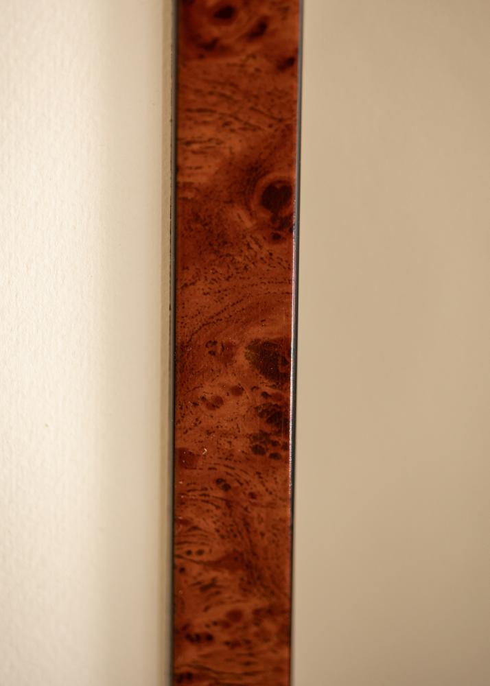 Kehys Hermes Akryylilasi Burr Walnut 60x60 cm