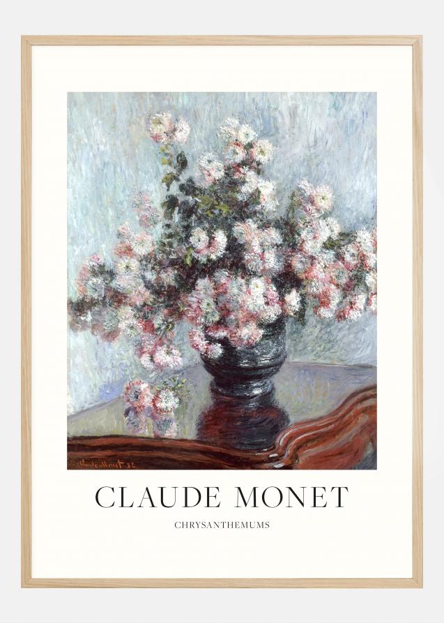 Claude Monet -Chrysanthemums Juliste
