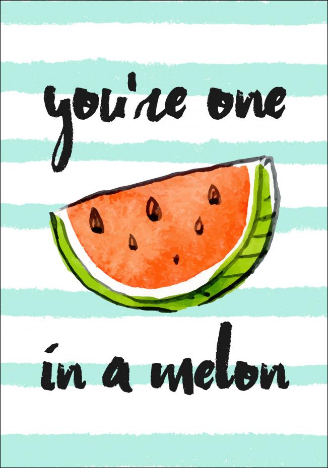 Youre one in a melon Juliste