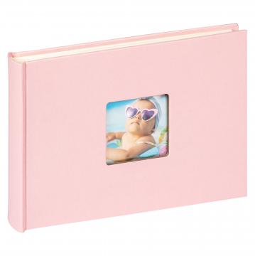Fun Vauvaalbumi Vaaleanpunainen - 22x16 cm (40 Valkoista sivua/20 lehteä)