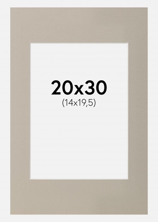 Paspatuurit Helmenharmaa 20x30 cm (14x19,5)