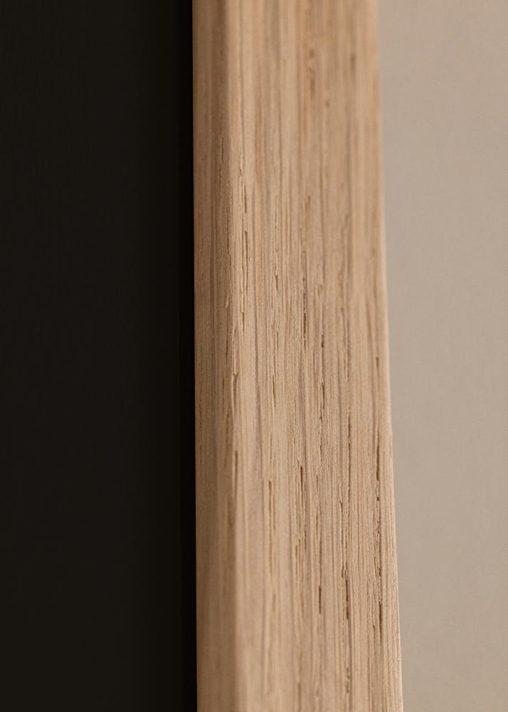 Kehys Oak Wood 35x50 cm - Passepartout Musta 24x30 cm