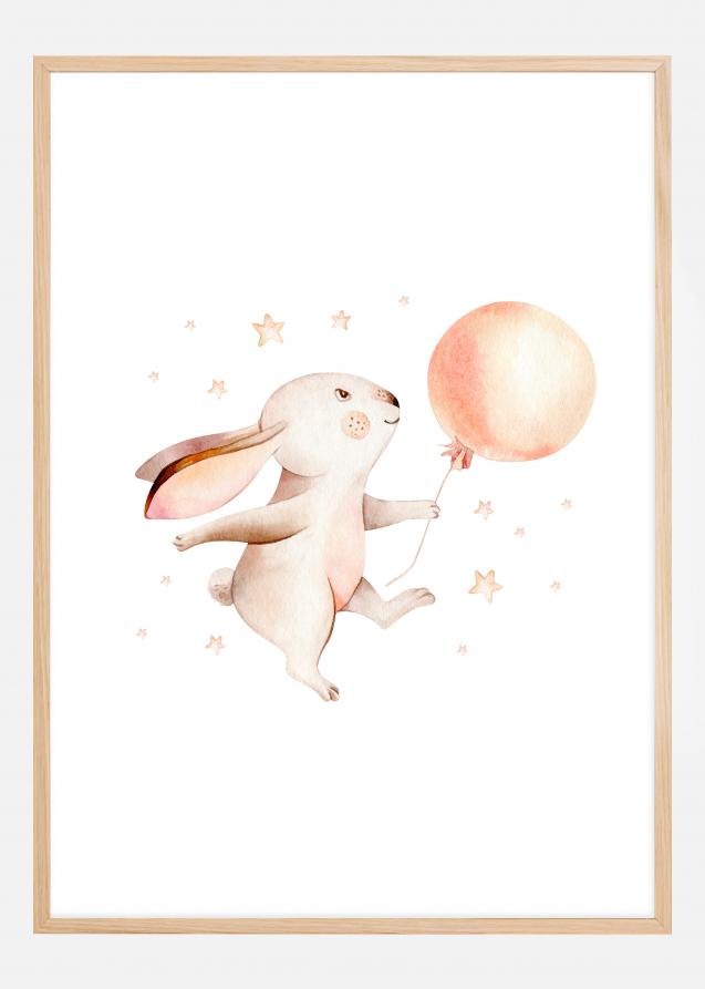 Rabbit Balloon Juliste