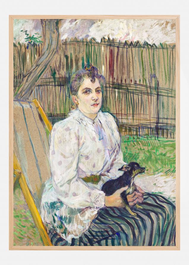 Lady With a Dog (1891) Juliste