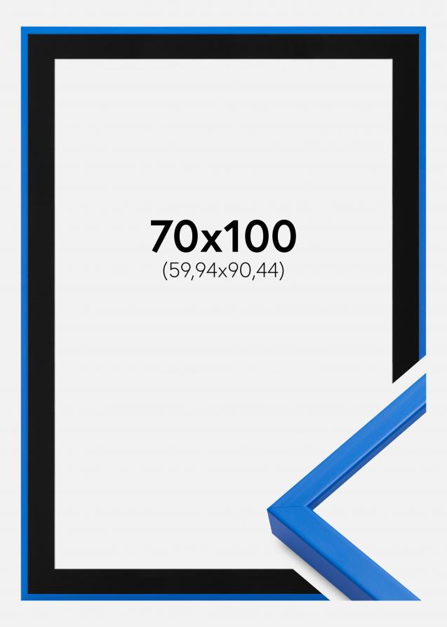 Kehys E-Line Sininen 70x100 cm - Paspatuuri Musta 24x36 tuumaa