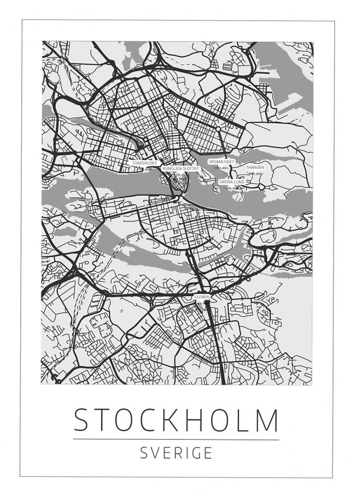Poster OMW Stockholm 50x70 cm