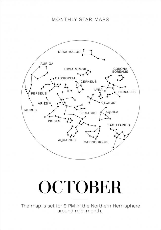Monthly star October Juliste
