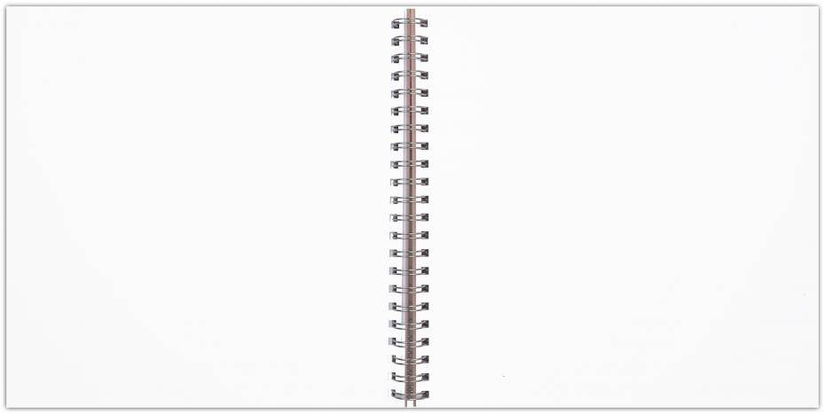 Pink Spiraalialbumi - 30x30 cm (48 valkoista sivua / 24 lehte)