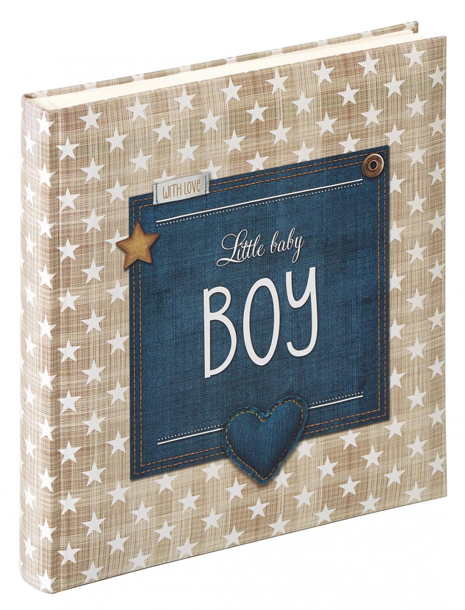 Little Baby Boy Sininen - 28x30,5 cm (50 Valkoista sivua / 25 lehteä)