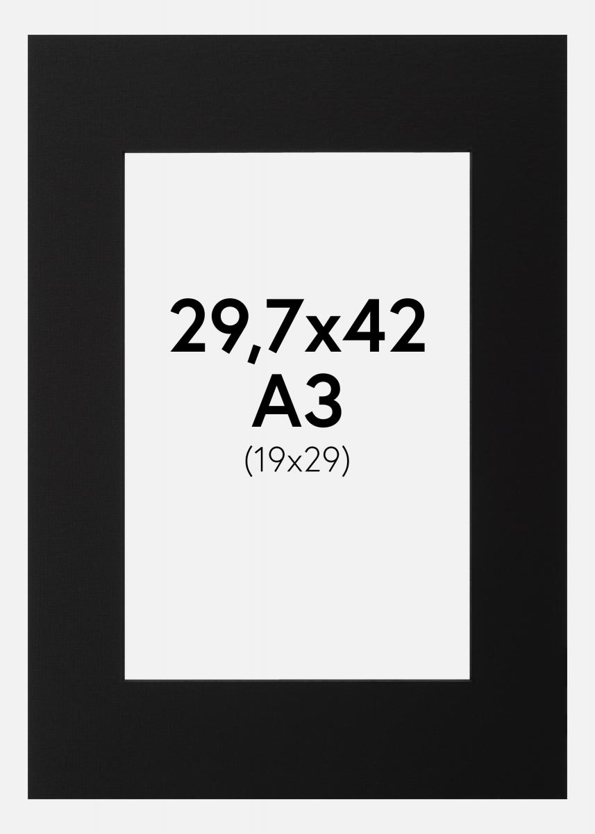 Paspatuuri Musta (Musta keskus) 29,7x42 cm (19x29)