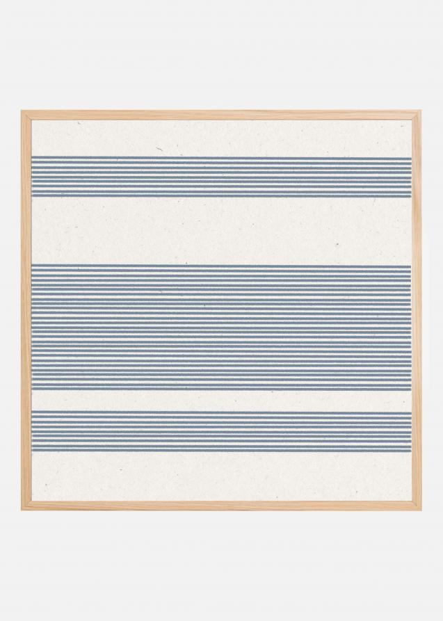 Simple Blue Lines Pattern Juliste