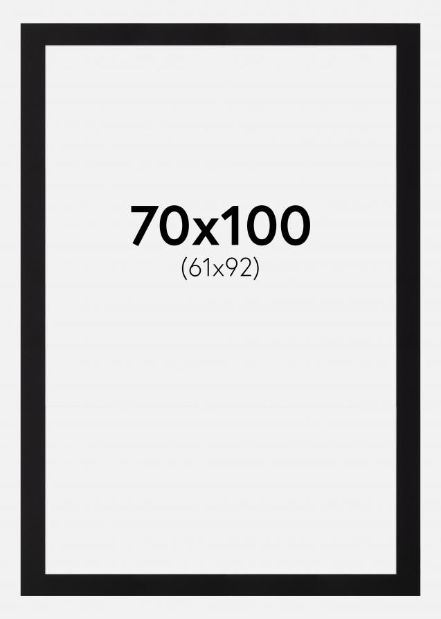 Paspatuuri Musta (Valkoinen keskus)70x100 cm (61x92)