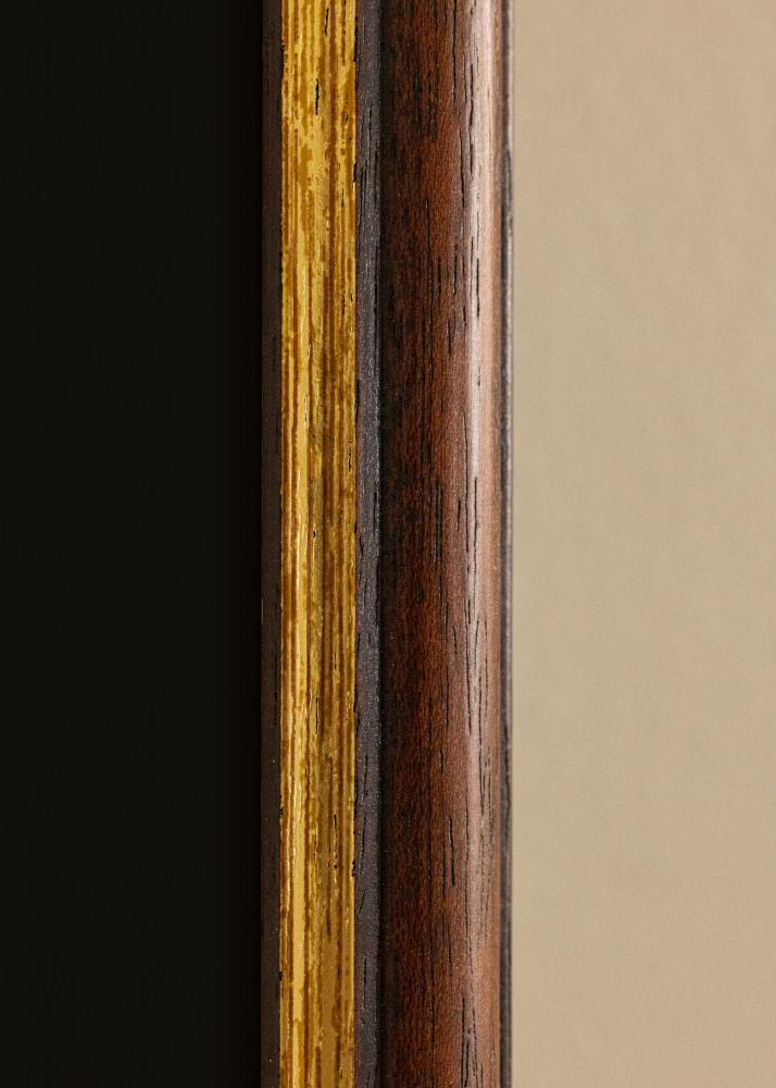 Kehys Siljan Ruskea 70x100 cm - Paspatuuri Musta 59,4x84 cm (A1)