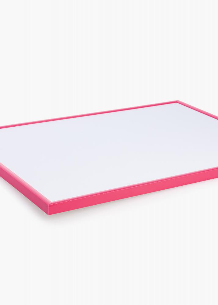 Kehys New Lifestyle Hot Pink 50x70 cm - Passepartout Valkoinen 33x56 cm