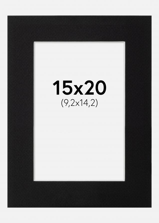 Paspatuuri Canson Musta (Valkoinen keskus) 15x20 cm (9,2x14,2)