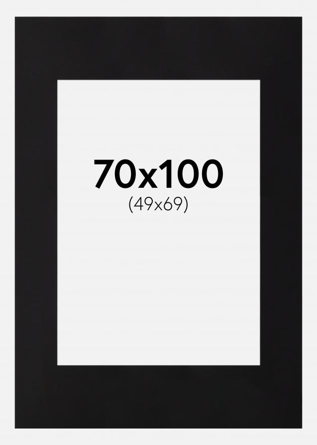 Paspatuuri Canson Musta (Valkoinen keskus) 70x100 cm (49x69)