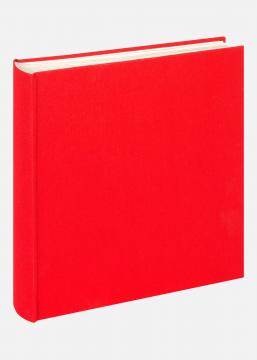 Cloth Albumi Punainen - 28x29 cm (100 Valkoista sivua / 50 lehte)