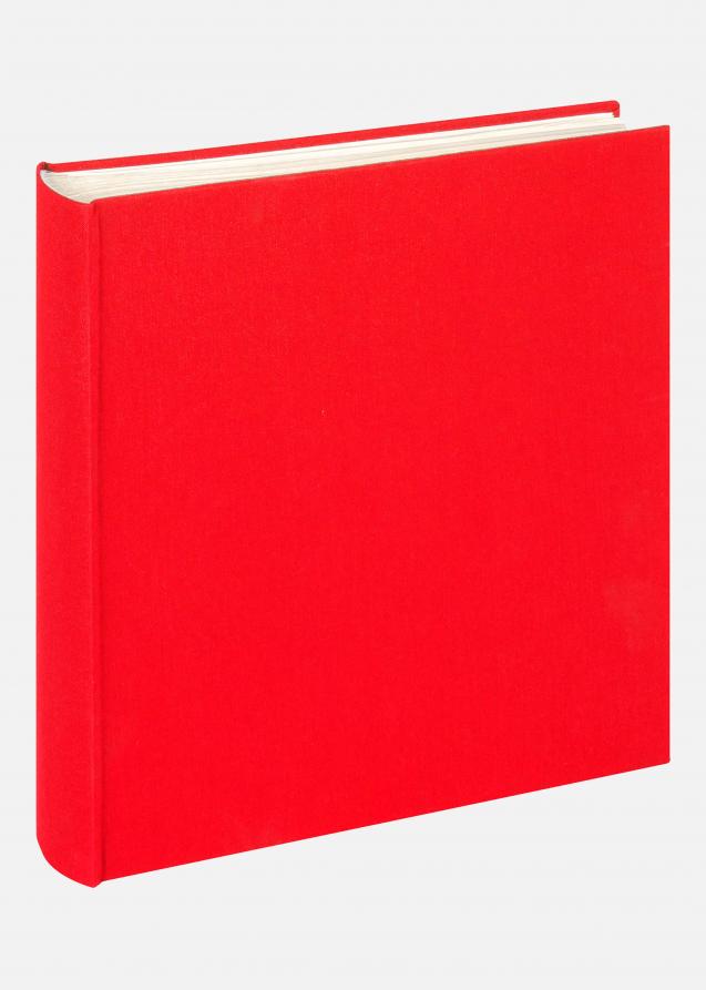 Cloth Albumi Punainen - 28x29 cm (100 Valkoista sivua / 50 lehteä)