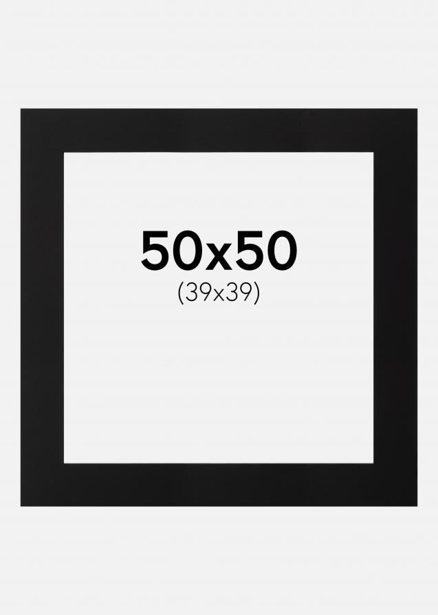 Paspatuuri Musta (Musta keskus) 50x50 cm (39x39)