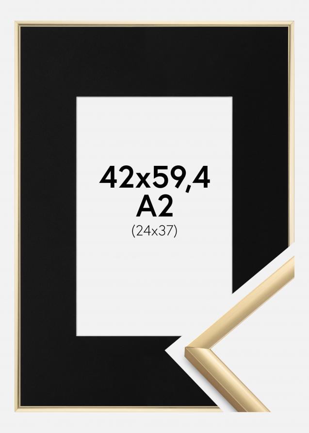 Kehys New Lifestyle Kulta 42x59,4 cm (A2) - Paspatuuri Musta 25x38 cm