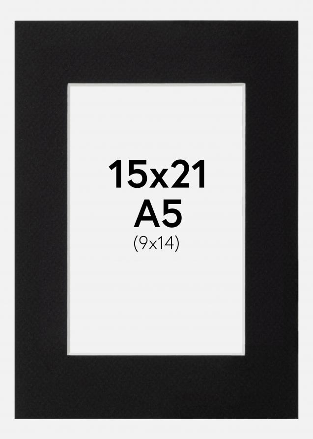 Paspatuuri Canson Musta (Valkoinen keskus) 15x21 cm (9x14)