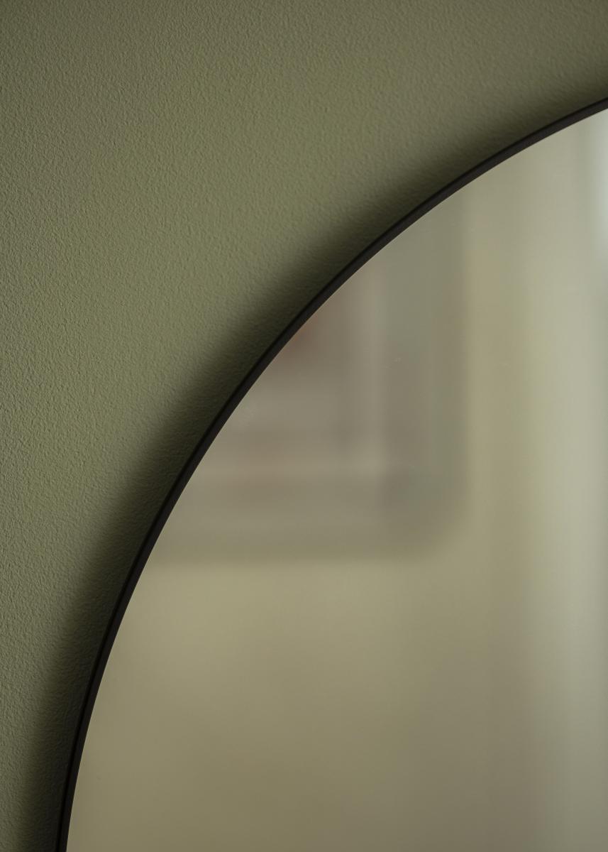 KAILA Round Mirror - Thin Black 60 cm Ø