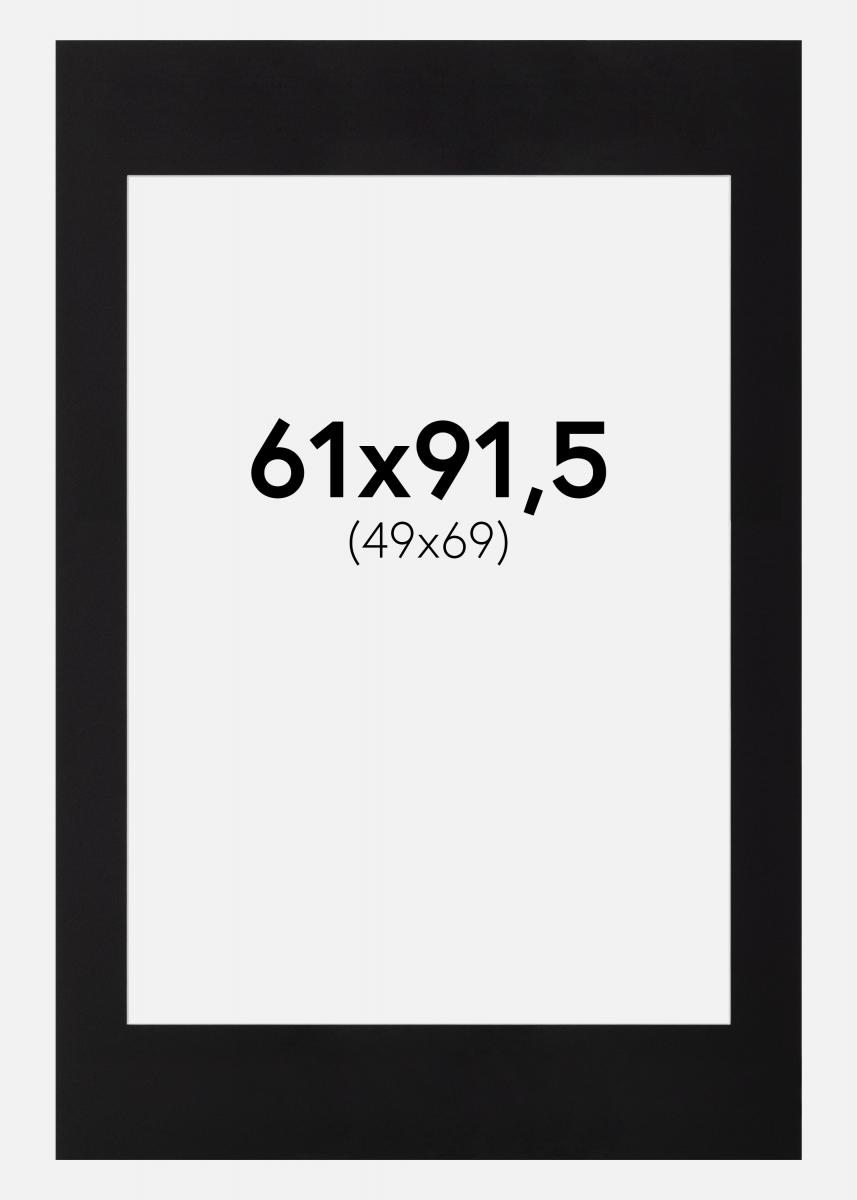 Paspatuuri Musta (Valkoinen keskus) 61x91,5 cm (49x69)