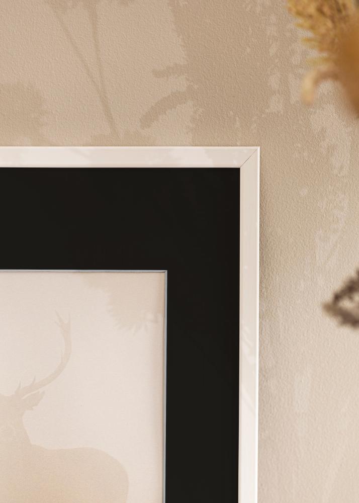 Kehys Galant Valkoinen 15x20 cm - Paspatuuri Musta 11x15 cm