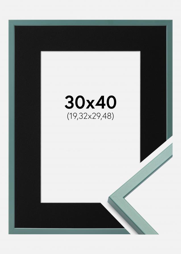 Kehys E-Line Vihreä 30x40 cm - Paspatuuri Musta 8x12 tuumaa