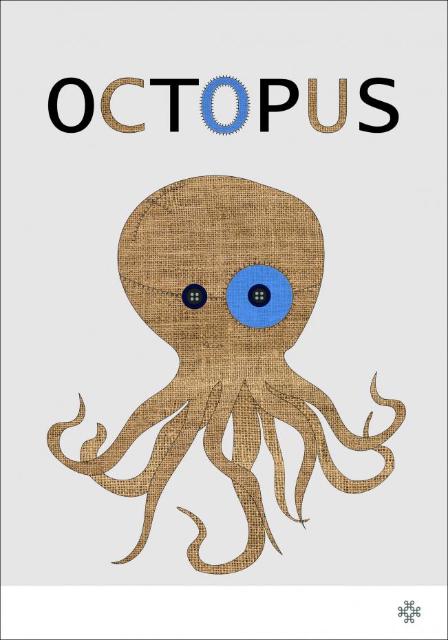 Fabric octopus Juliste