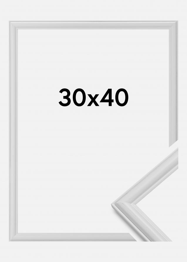 Kehys Line Valkoinen 30x40 cm