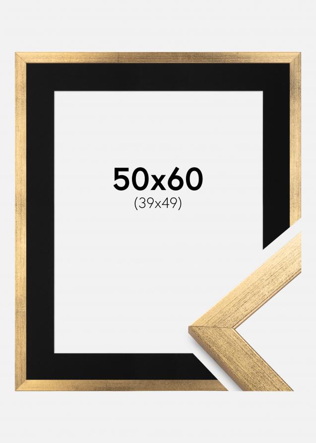 Kehys Stilren Kulta 50x60 cm - Paspatuuri Musta 40x50 cm