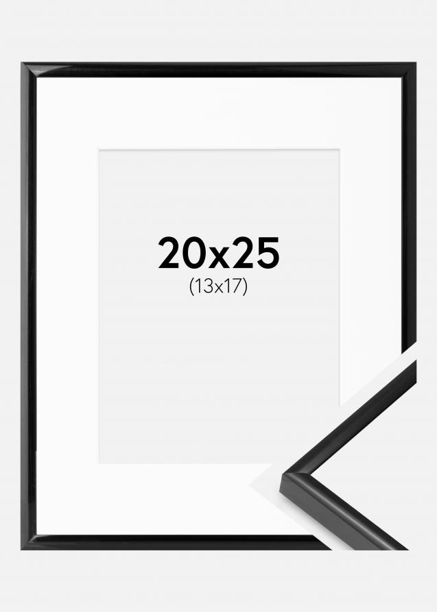 Kehys BGA Modern Style Musta 20x25 cm - Passepartout Valkoinen 14x18 cm