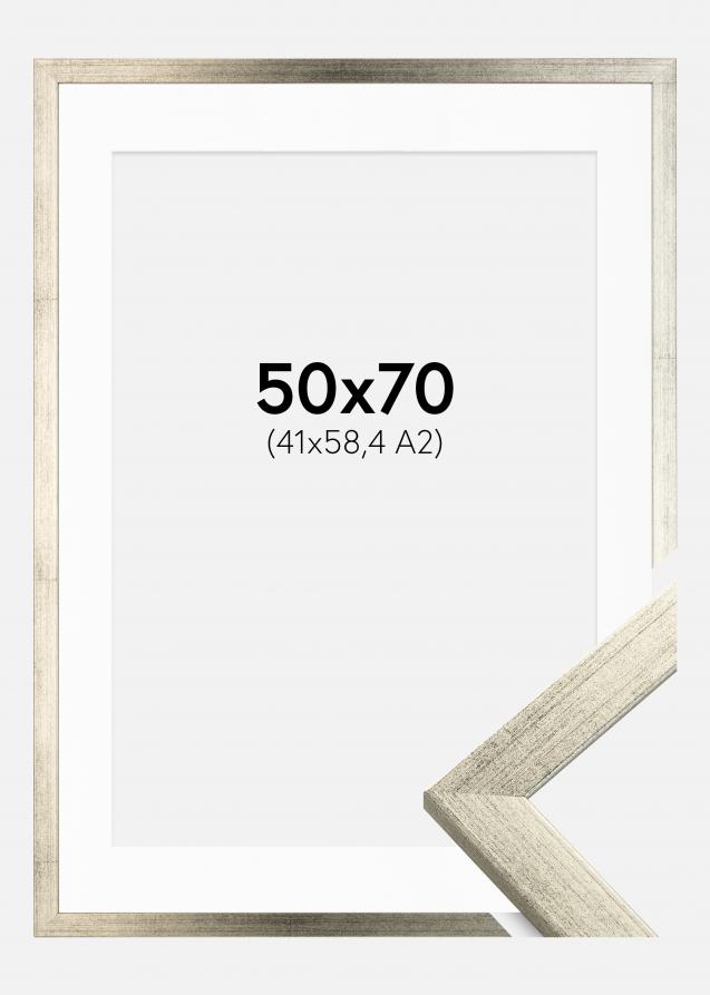 Kehys Stilren Hopea 50x70 cm - Passepartout Valkoinen 42x59,4 cm (A2)