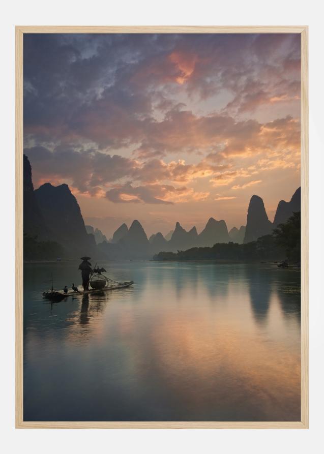 Li River Sunrise Juliste