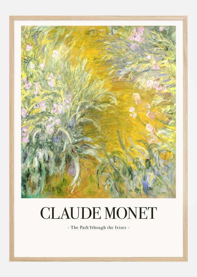 Claude Monet -The Path Through The Irises Juliste