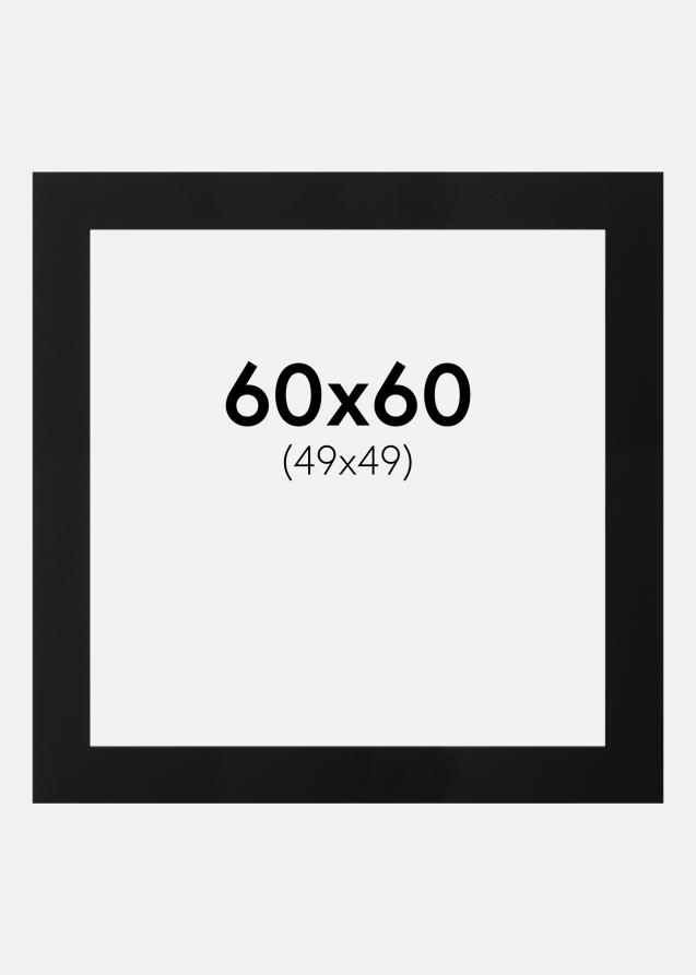 Paspatuuri Musta (Musta keskus) 60x60 cm (49x49)