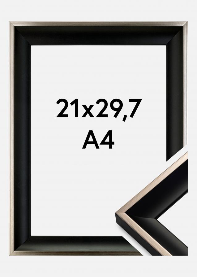 Kehys Öjaren Akryylilasi Musta-Hopeanvärinen 21x29,7 cm (A4)