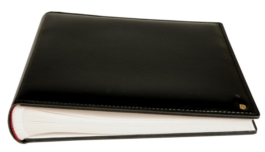 Henzo Gran Cara Premium - Musta - 31x33 cm (100 Valkoista sivua / 50 lehte)