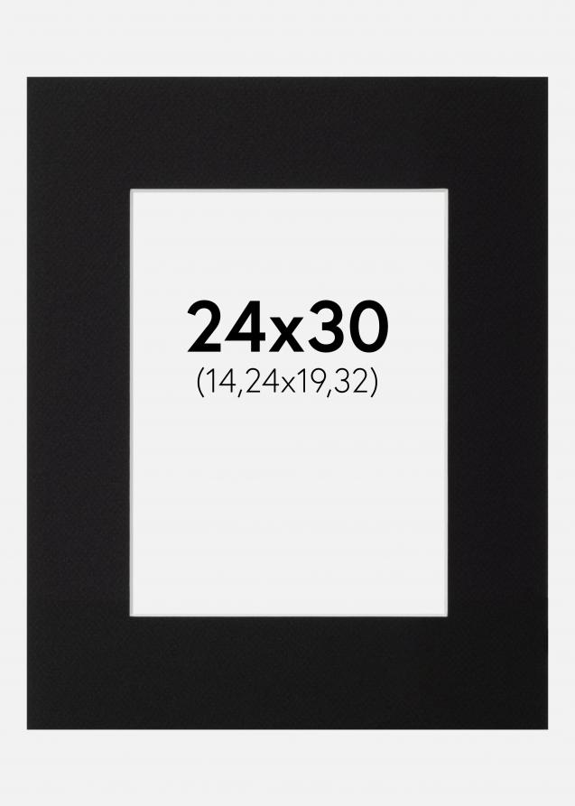 Paspatuuri Canson Musta (Valkoinen keskus) 24x30 cm (14,24x19,32)