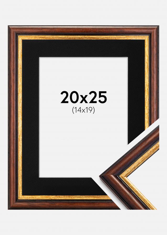 Kehys Siljan Ruskea 20x25 cm - Paspatuuri Musta 15x20 cm