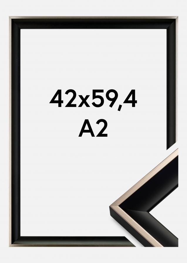 Kehys Öjaren Akryylilasi Musta-Hopeanvärinen 42x59,4 cm (A2)