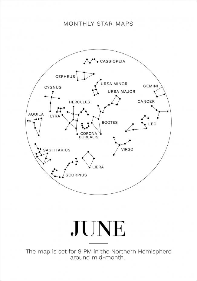 Monthly star June Juliste