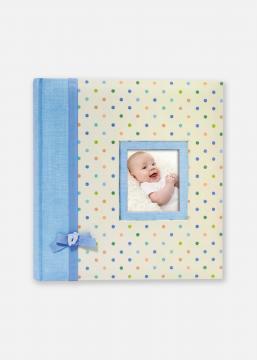 Sininen vauva-albumi, paikka omalle kuvalle kannessa