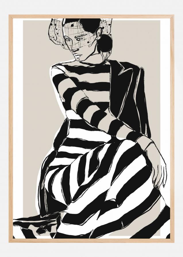 Striped Dress Juliste