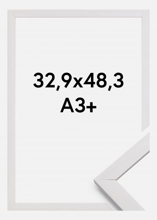 Kehys Stilren Akryylilasi Valkoinen 32,9x48,3 cm (A3+)