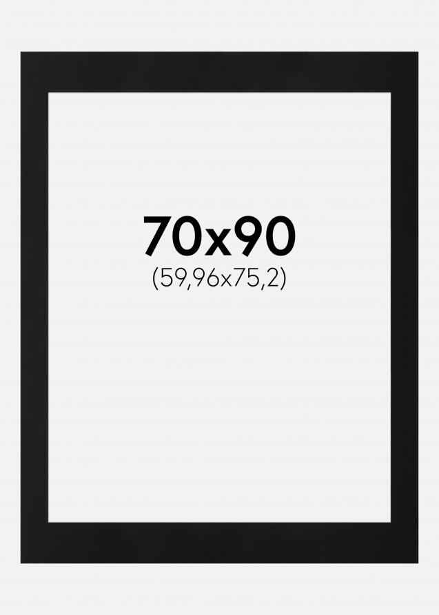 Paspatuuri Canson Musta (Valkoinen keskus) 70x90 cm (59,96x75,2)